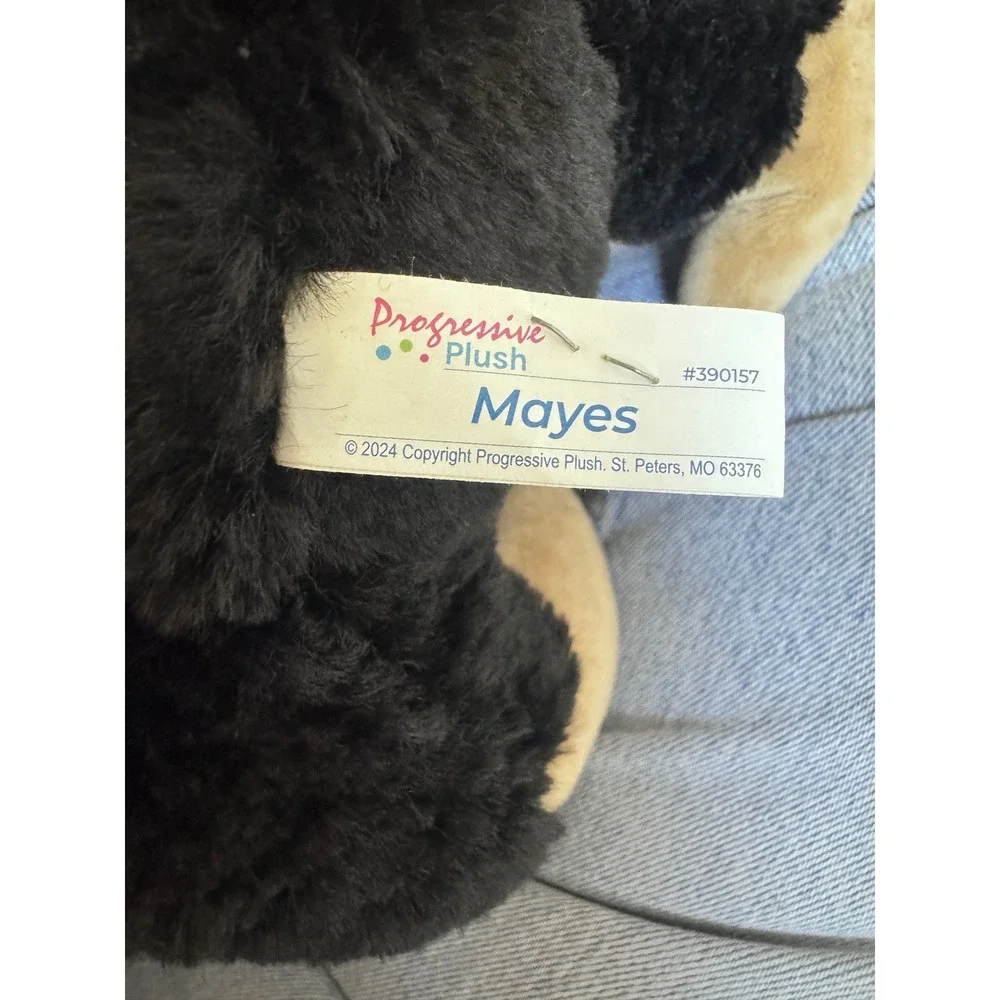 Progressive Plush Mayes Monkey Stuffed Animal Black Tan 2024 Kidcore 10
